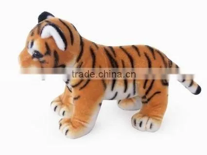 realistic grovel brown tiger plush toys stuffed plush jungle animal toy soft plush brown tiger stuffed tiger plush bengal tiger