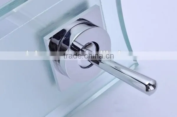 luxury top hotel led taps, glass decorated led tap, CE/UPC/WATERMARK faucet mixer