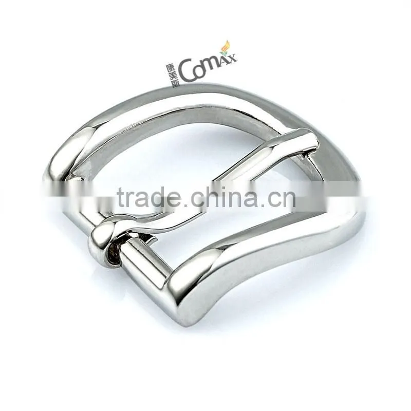 Hot Sale Shiny Silver Metal Pin Belt Buckle
