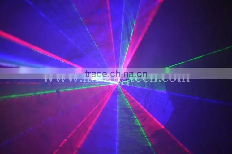 2W RGB full color emitting stage disco dj effect lighting moving head laser