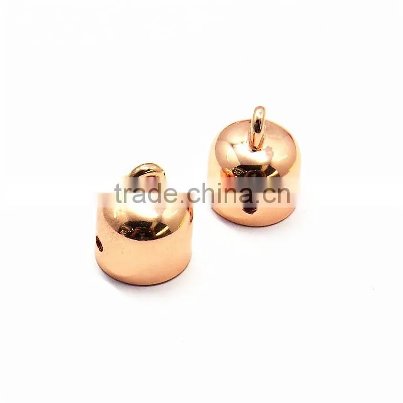 New Design Metal Drawstring Cord End Cap For Leather Cord
