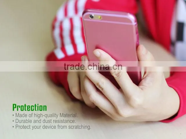 Ultra Thin Crystal Clear TPU Back Case Cover For iPhone6 (4.7")