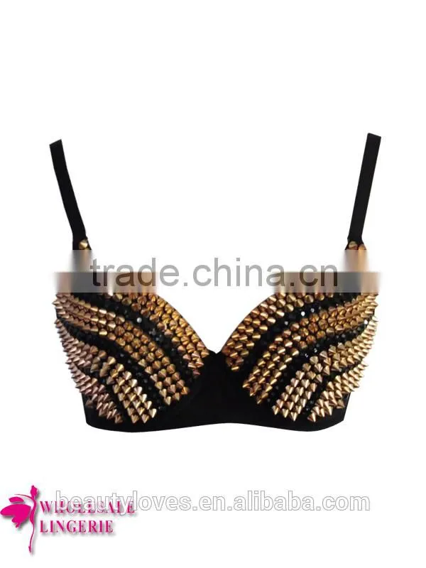 halloween punk dancing bra costume,hot cat women sexy bra