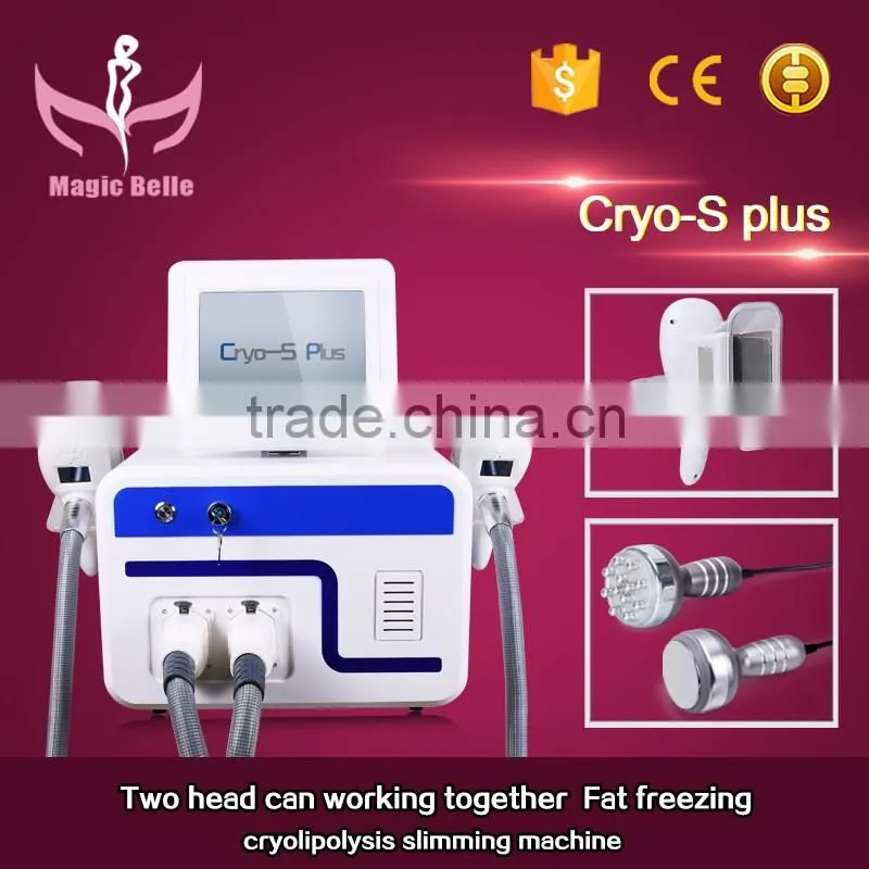 Cavitation Slimming Machine Fat Freezing Machine 2 Cryo Handles Cryolipolysis for Sale