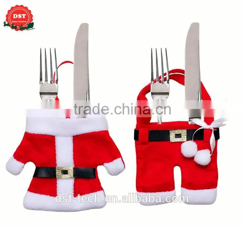 Christmas knife fork holder