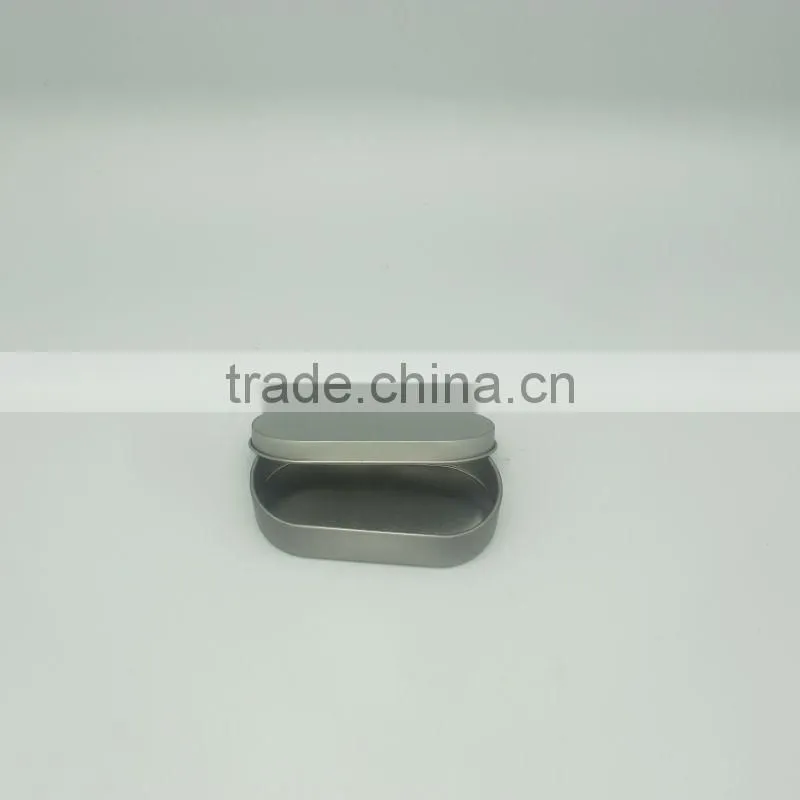 rectangular tin box with hinged lid