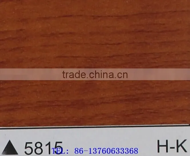Wood Grain self-adhesion cold laminated Decoration PVC Film item 5815