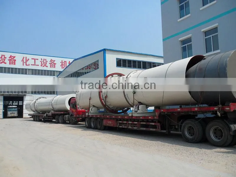 Rotary drum cooler for organic fertilizer pellets