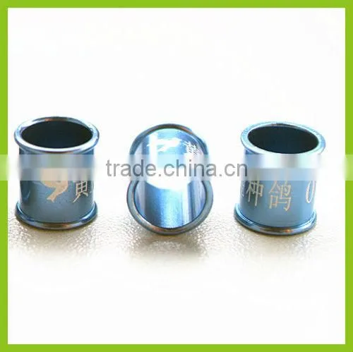 New Style Crimping Pigeon bands rings Blue Color Aluminium 8mm Tags For Sale