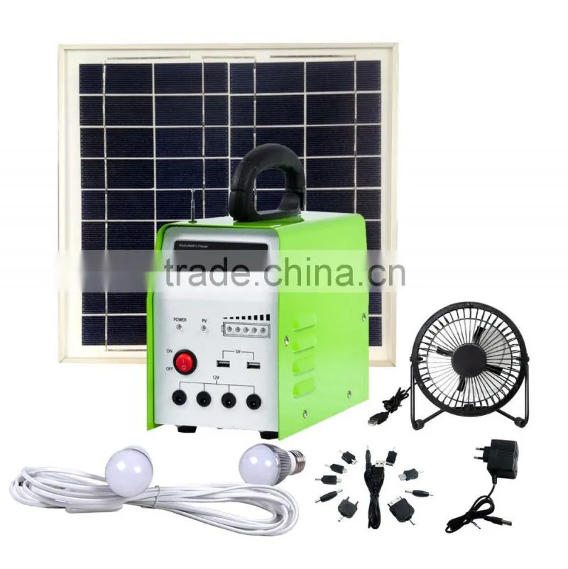 2015 Hot Sell solar home light system 10W, solar panel system 10W, solar power generator 10W