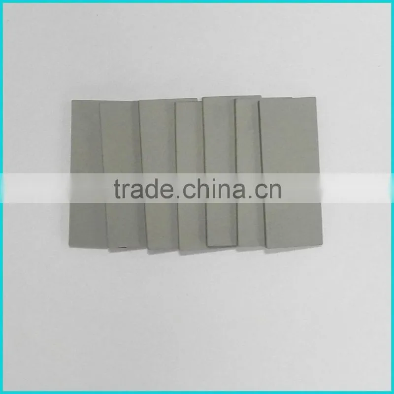 ungrounded wear resistant carbide flat