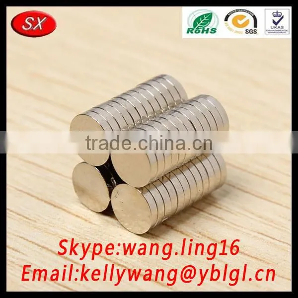 Dongguan Supplier Custom Bar Magnet, Round Shape Metal Magnets