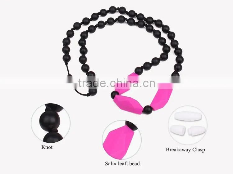 100% Non-Toxic Handmade Cool Jewellery Teething Necklace For Babies