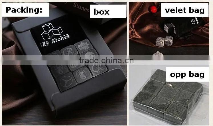 Whisky Chilling Rocks Set - Set of 9