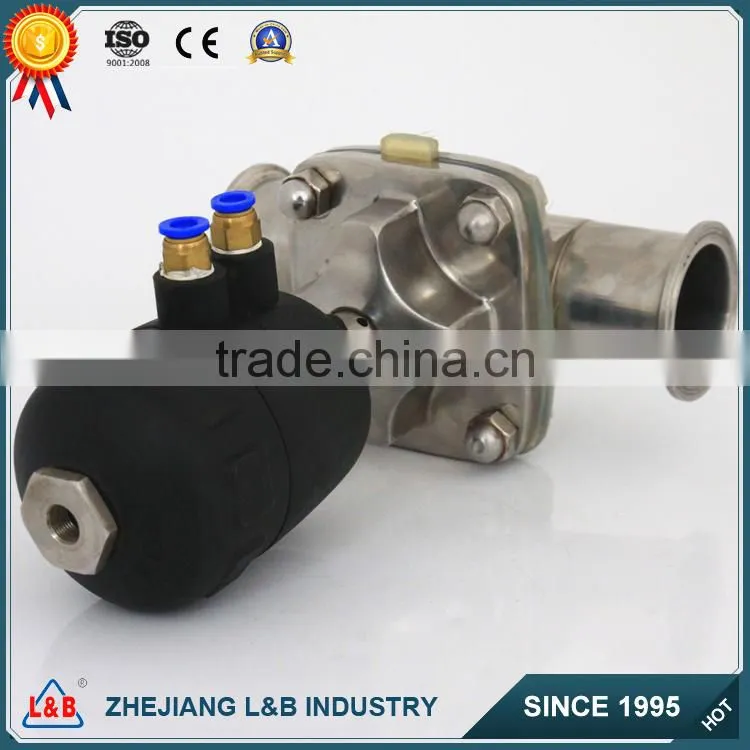 stainless steal pneumatic diaphragm valves, pneumatic diaphragm valve/Sanitary manual pneumatic diaphragm valve