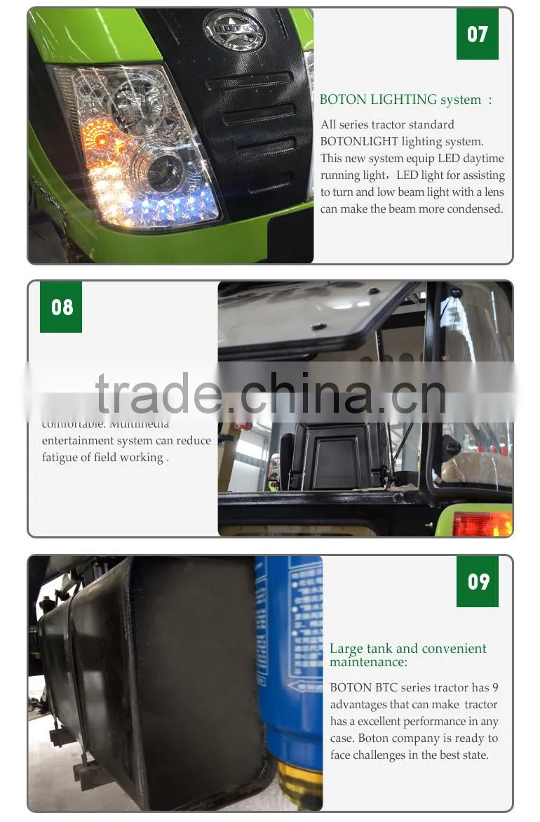 WHEELED TRACTOR BTC804F WITH SUNROOF AND SAFETY