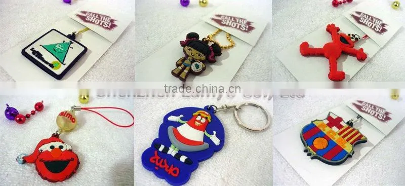 Colorful PVC Key Chain