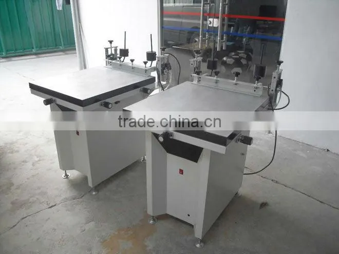 Vacuum adsorption flat bed screen printing machine