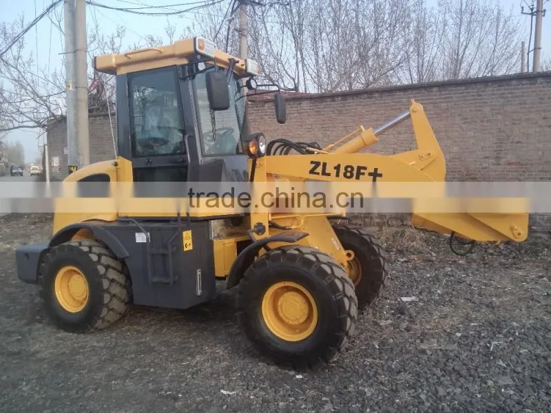 Zl18 CE Approved 1800kg 1.8ton Front Loader Wheel Loader