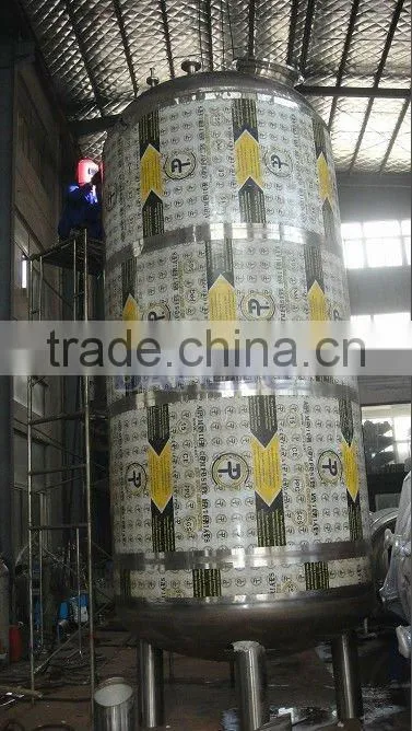 industrial double jacketed reaction kettles