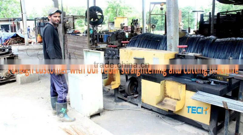 GTQ5-12 heavy duty high power utility wire straightening cutting machine