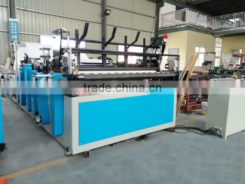 PLC Fully Automatic Embossed & Perforating Toilet Tissue Paper Machine