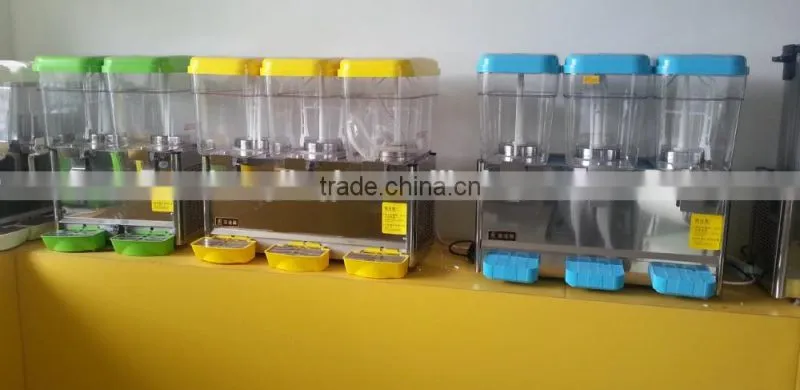 18L 3 tanks Juice Dispenser for orange juice, tea, milk, etc