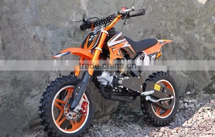 top quality 49cc 2-stroke pull start girl mini dirt bike for sale (TKD50-011)