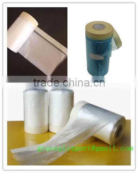 auto painter used pretaped masking films with dispenser