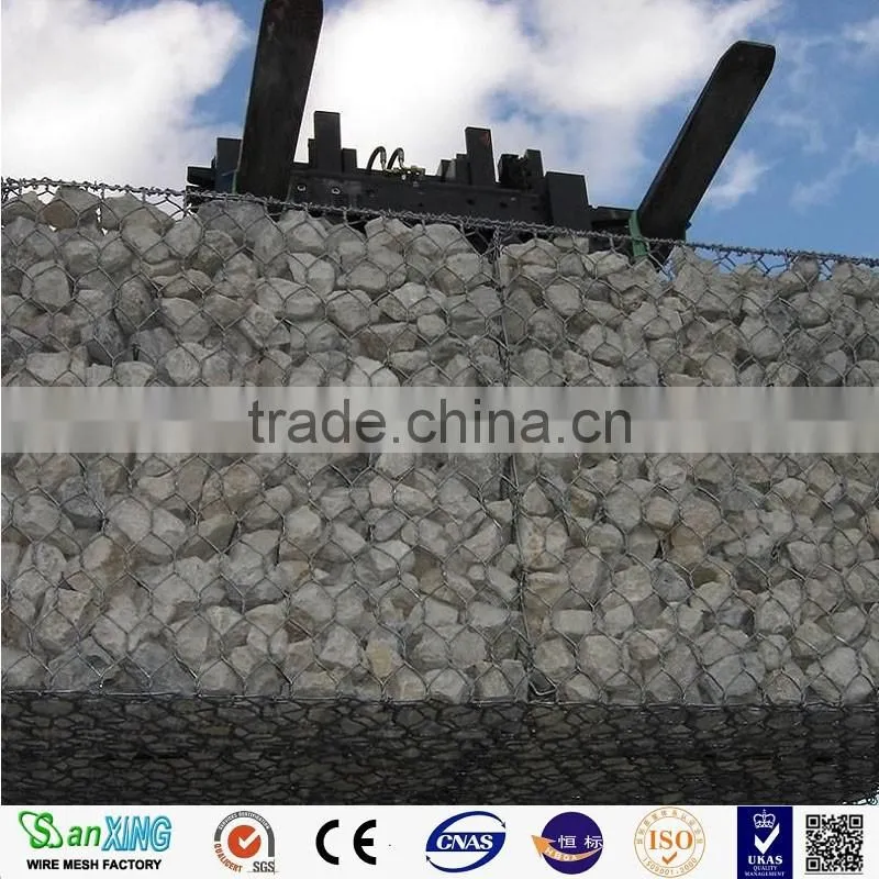 ultra fine stone cage net rockfall fence custom wire baskets