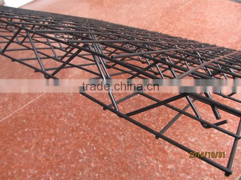 2016 the new design Powder painted black 3D trellis wire mesh panels