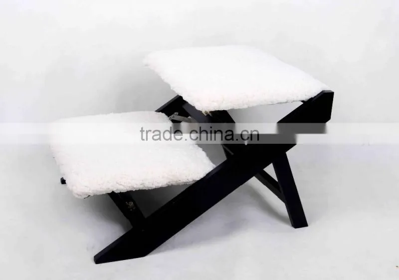 Folding pet ladder ,wood dog ramp