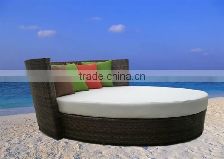 Outdoor Rattan New Design Sunbed