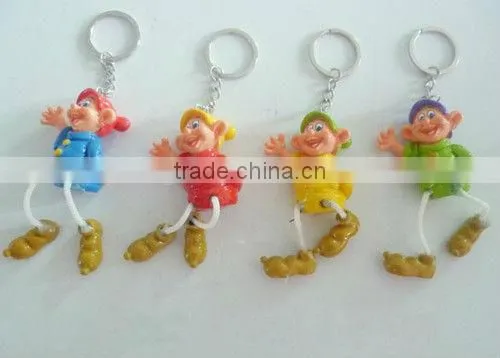 Frog shaped key chains for promotion gifts