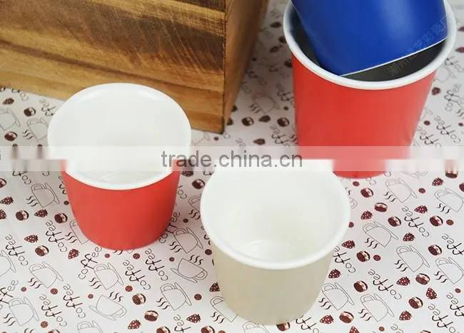 Indoor small colorful ceramic teacup planter pot for succulent plants