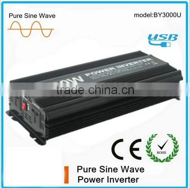 New Arrival Solar Power Inverter 3000W Pure Sine Wave DC To AC High Power Inverter For Household Compliance