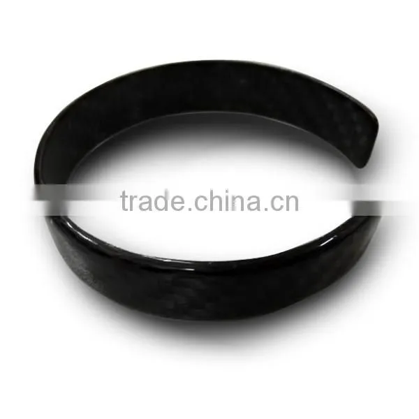 3K plain weave carbon fiber bracelet matte/glossy