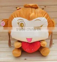 Stock small order supply fashion LED light cushion new design cushion