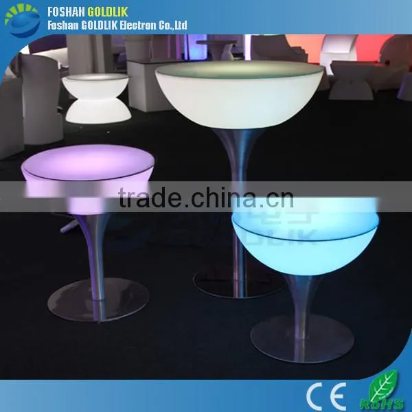 WIFI Control Bar Furniture Decking Plastic Glowing Bar Table