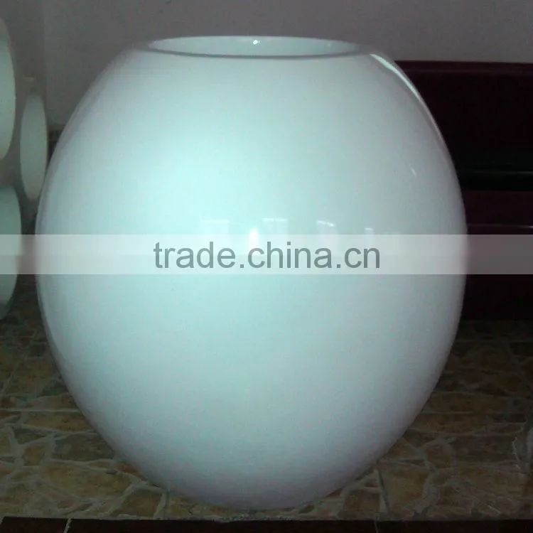 Fiberglass planter pots