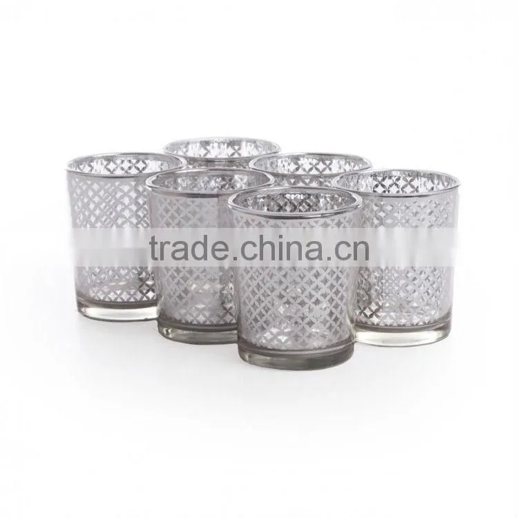 Luxery votive glass candle holder