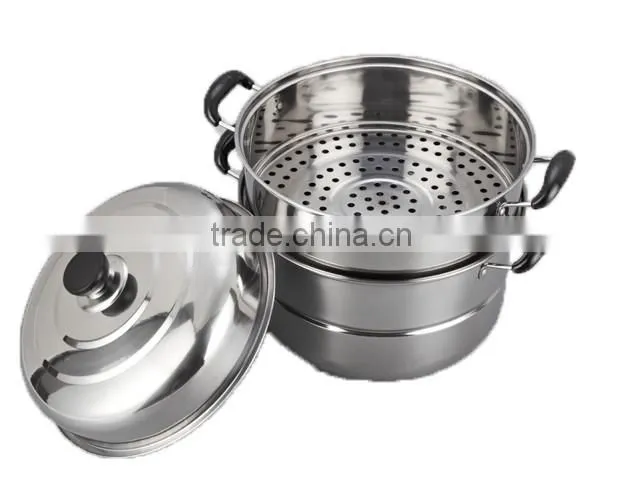 Stainless Steel Steamer Pot Food Steamer 2 layer