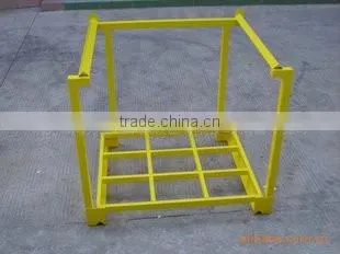 folding stackable 4-post shelf rack