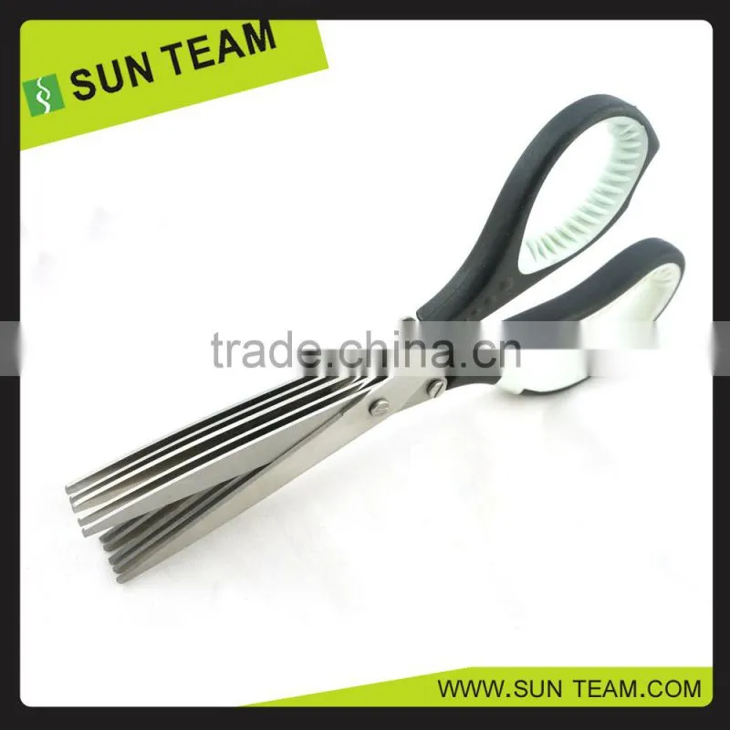 SK089 8" 5 layers popular design kitchen & herb scissors