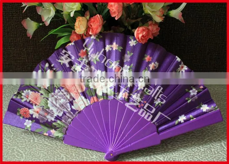 Best gift handcrafts lace folding fan