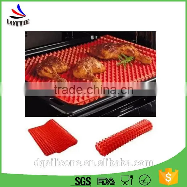 High quality food grade silicone microwave oven mat square shape silicone baking mat