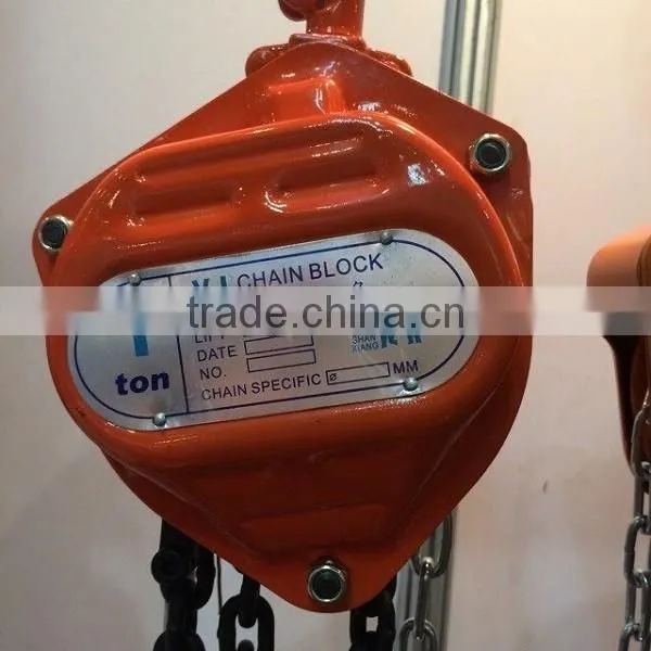 New technology lifting equipment pulley hand 1.5 ton chain hoist