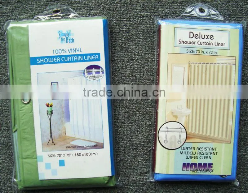 Direct Factory shower wall liner, PEVA shower curtain liners, cold room curtain