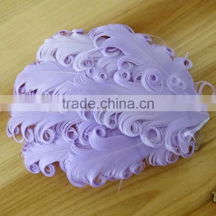 curly feather headband for kids hair accessories
