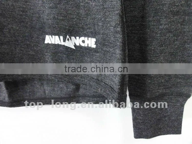 100% merino wool thermal underwear of women charcoal crew&pant long johns